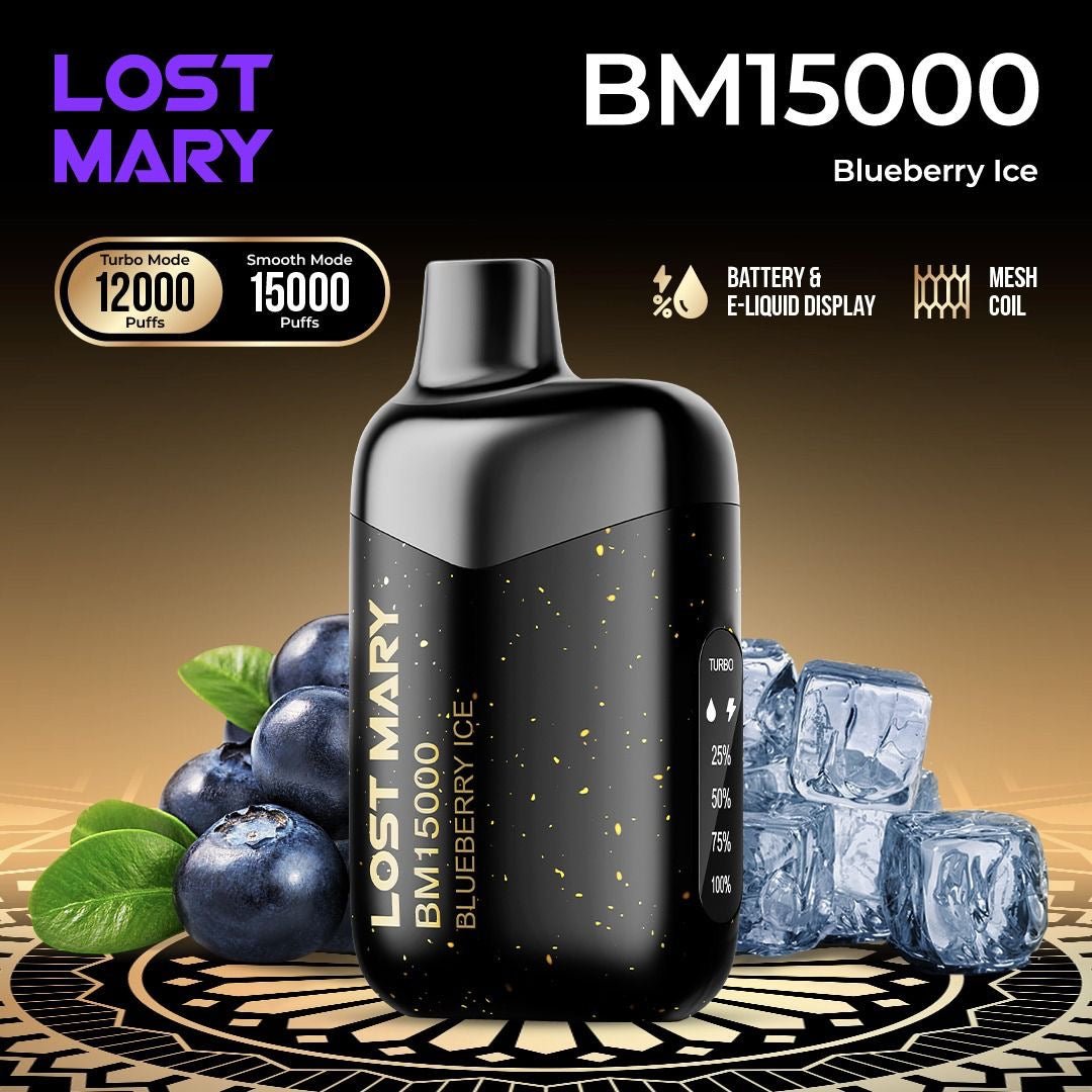 LOST MARY BM15000 Puffs Disposable Pod – High - Capacity Mesh Coil Rechargeable Vape - We Vape