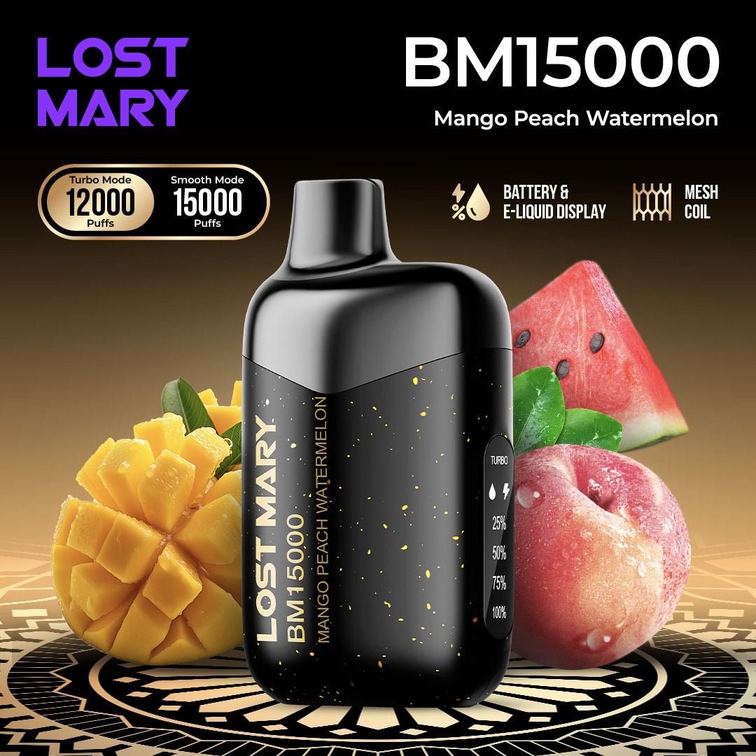 LOST MARY BM15000 Puffs Disposable Pod – High - Capacity Mesh Coil Rechargeable Vape - We Vape