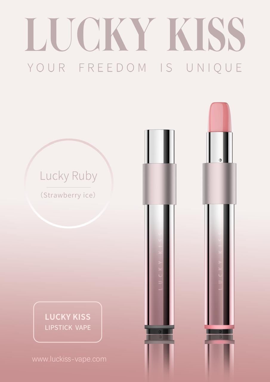 LUCKY KISS - LIPSTICK Disposable Vape Kit - 10000 Puffs 20MG - We Vape