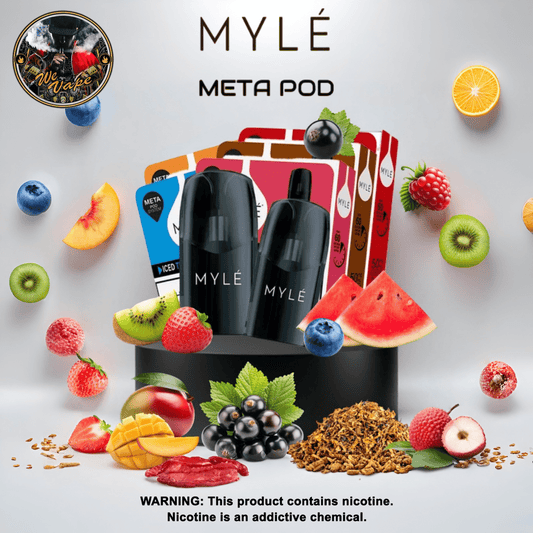 Myle V5 Meta Pods – Replacement Pods for Myle Meta Device | Leak - Resistant & Long - Lasting - We Vape