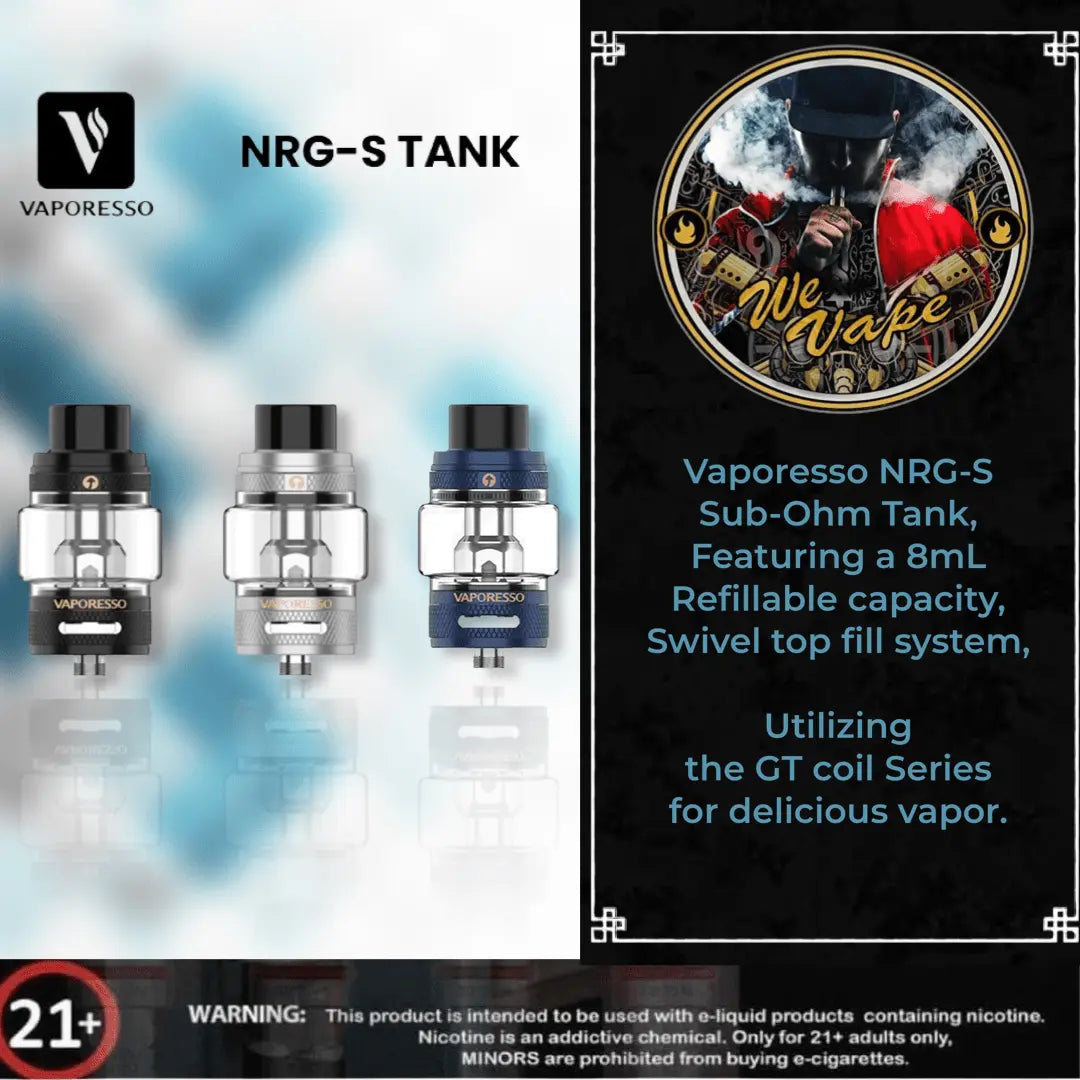 NRG - S Tank by Vaporesso - We Vape
