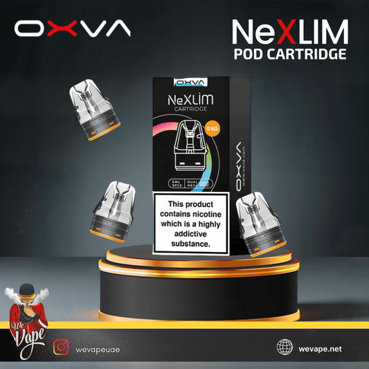 OXVA NEXLIM Replacement Pods – 2ML Refillable Cartridge for NEXLIM Pod Kit (2 - Pack) - We Vape