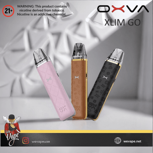 Oxva Xlim Go Pod System Kit – Portable Refillable MTL Vape with Leak - Resistant Design - We Vape