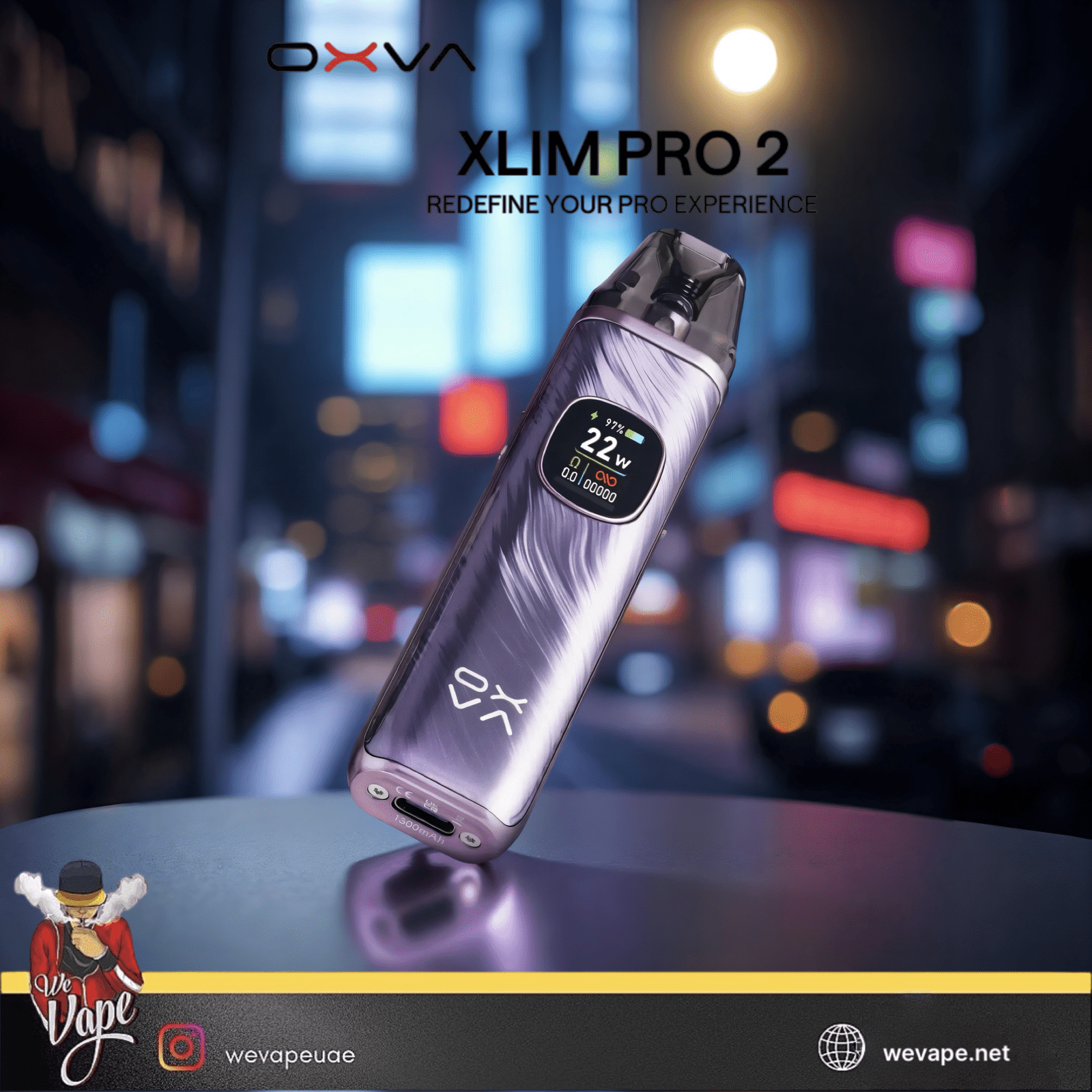 Oxva Xlim Pro 2 Pod System Kit – 30W Refillable Vape - We Vape