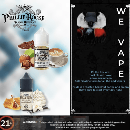 Phillip Rocke Salt Nicotine (50mg) - We Vape