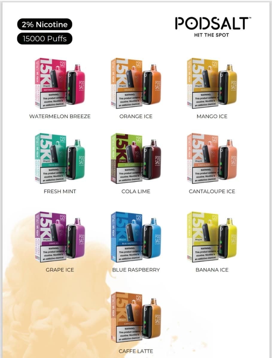 Pod Salt 15K Puffs Disposable Pod Kit - We Vape