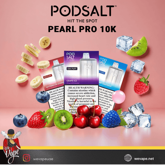 POD SALT Pearl Pro - 10000 PUFFS Disposable Vape Kit - We Vape