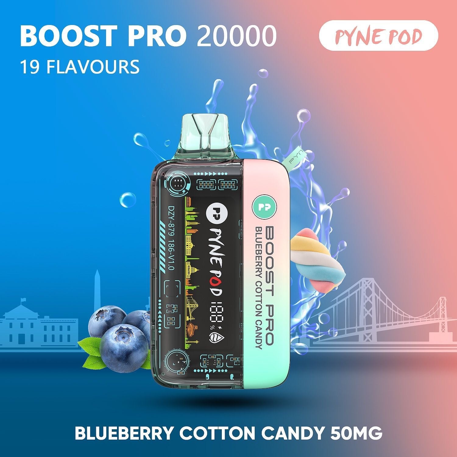 Pyne Pod - Boost Pro 20000 Disposable Pod - 50MG - We Vape