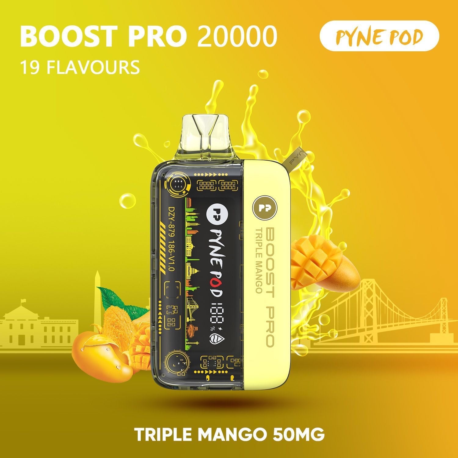 Pyne Pod - Boost Pro 20000 Disposable Pod - 50MG - We Vape
