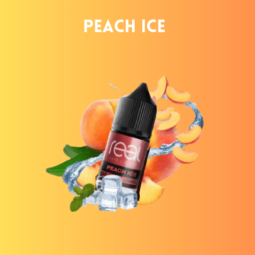 REAL VAPE Peach Ice 30ml (Saltnic) - We Vape