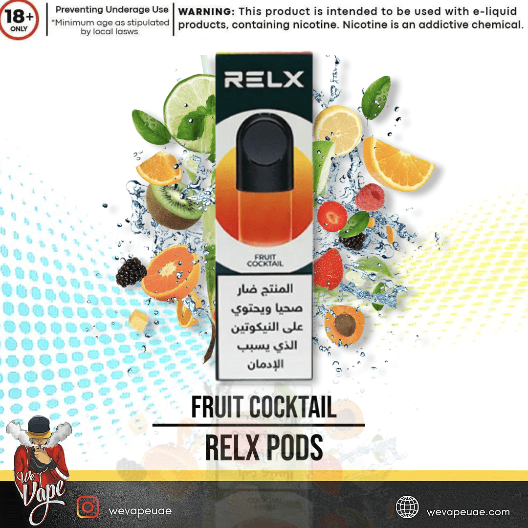 Relx Flavored Pods (Double Piece) fruit cocktail flavor - We Vape