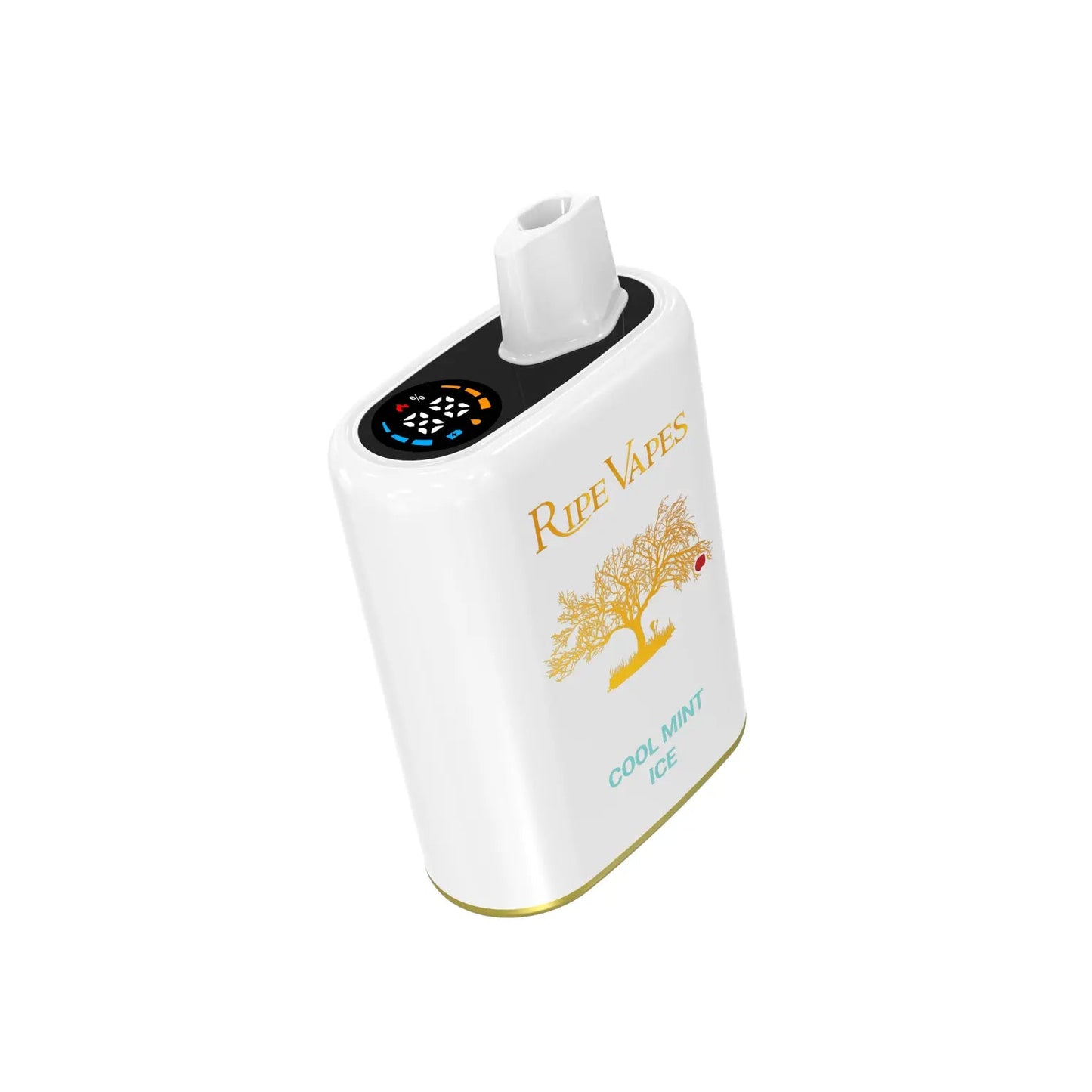 White electronic device with 'Ripe Vapes' branding on a white background. ORDER NOW