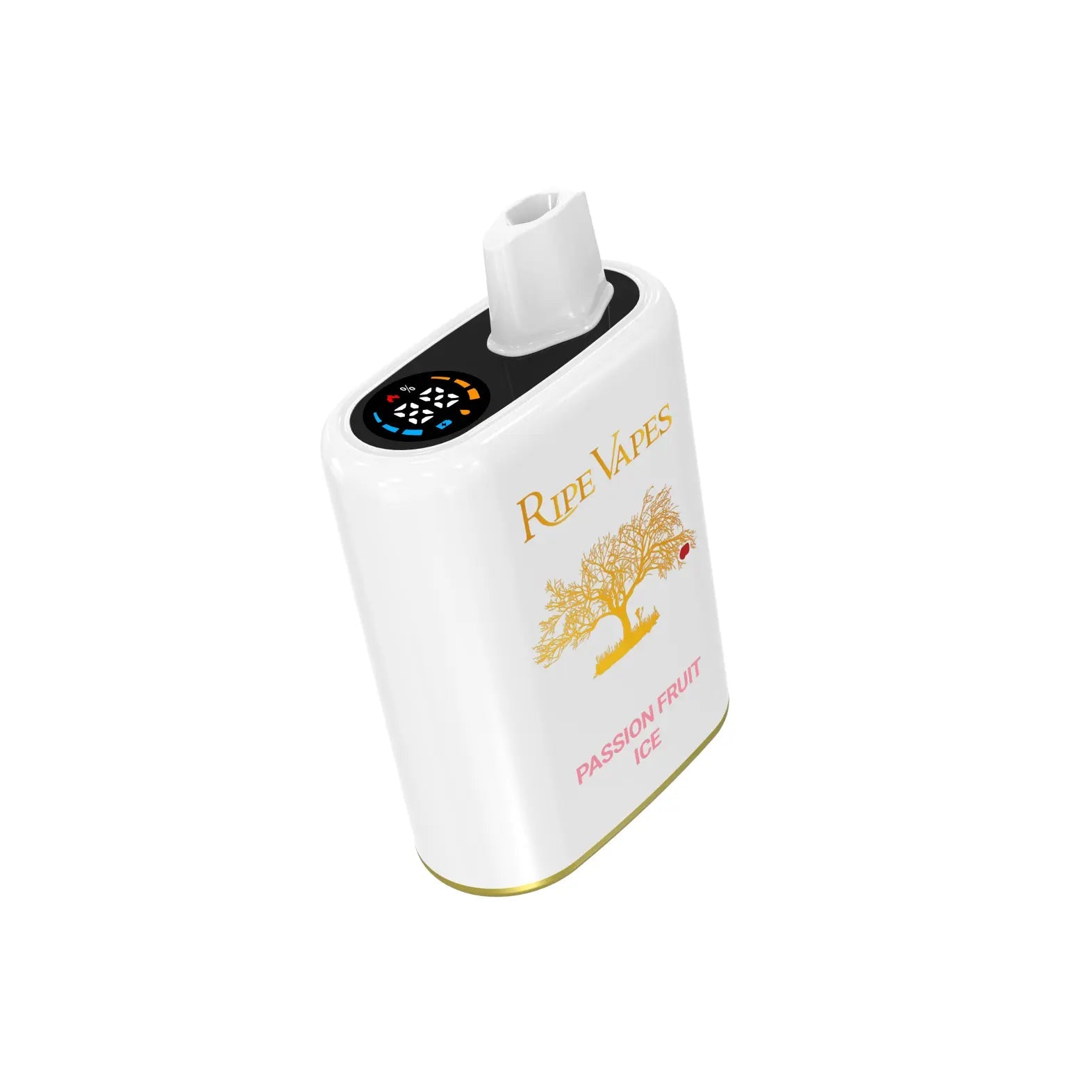 White vape device with 'Ripe Vapes' branding on a white background. Order Now