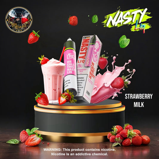 Strawberry Milk by NASTY Liq – Indulge in Creamy Strawberry Bliss - We Vape