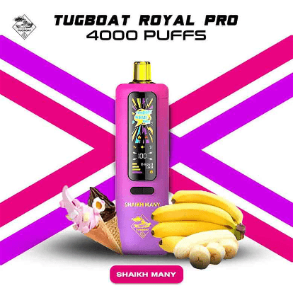 TUGBOAT - Royal Pro DTL - 40000 Disposable Vape Kit - We Vape