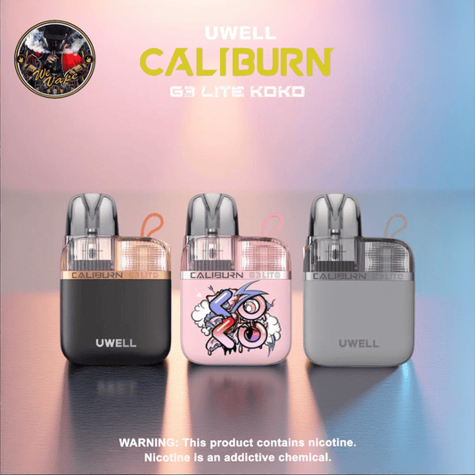 Uwell Caliburn G3 Lite KOKO Pod System – Compact Draw - Activated Vape | 1000mAh Battery & Leak - Resistant Pods - We Vape