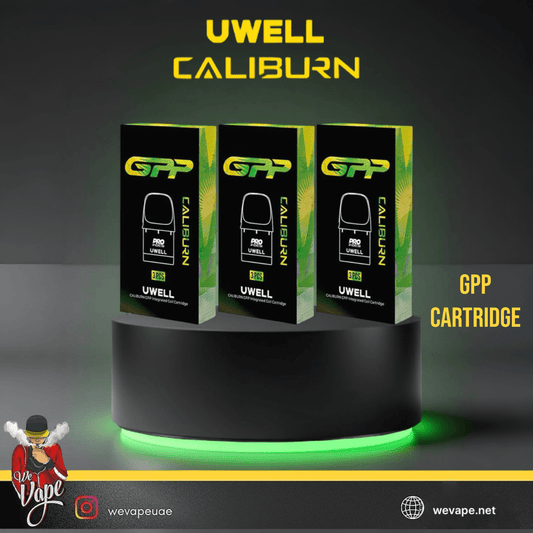 Uwell Caliburn GPP Replacement Pod Cartridge – 2ML Capacity | Leak - Resistant & Magnetic Fit Pods - We Vape