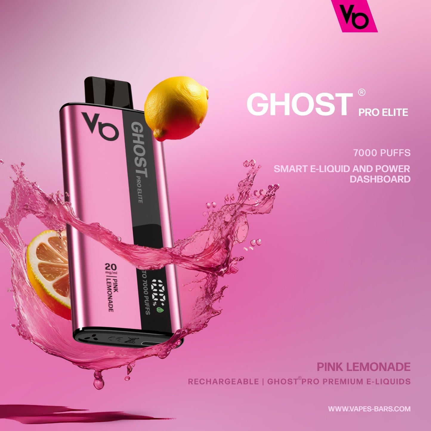Vape Bars - Ghost Pro Elite 7000 Puffs Disposable - (20mg) - We Vape