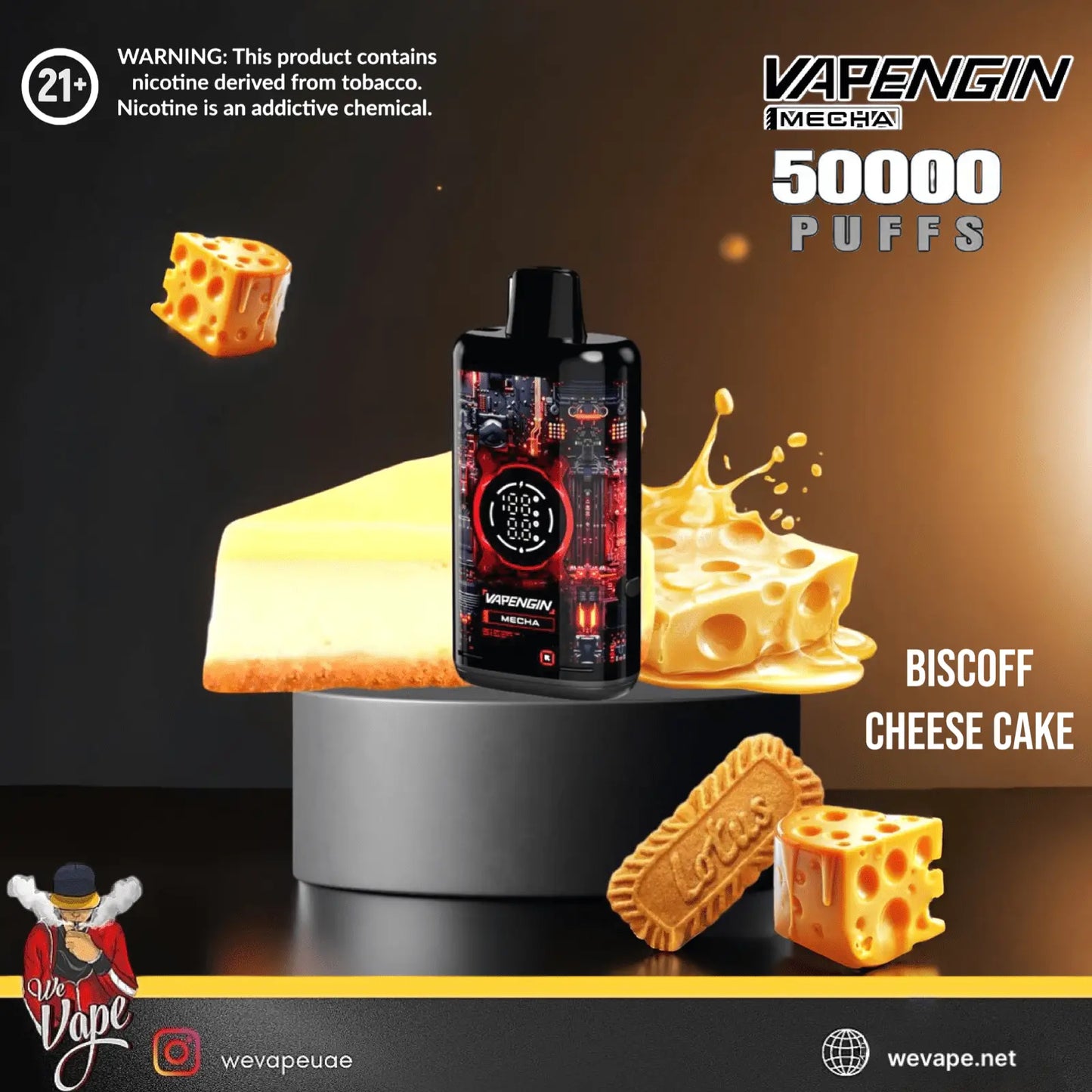 Vapengin Mecha 50K Puffs – High - Capacity Disposable Vape Kit for UAE - We Vape