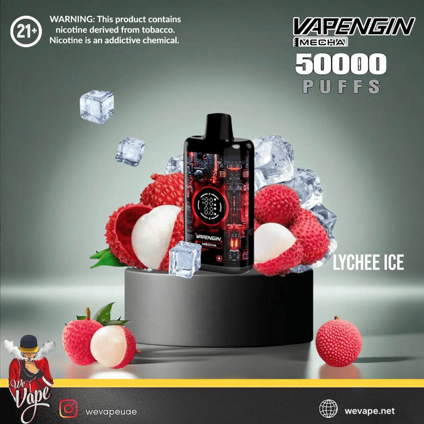 Vapengin Mecha 50K Puffs – High - Capacity Disposable Vape Kit for UAE - We Vape