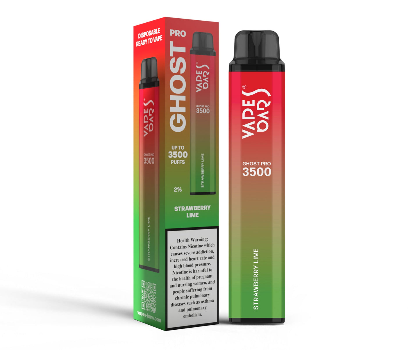 Vapes Bars Ghost Pro 3500 Puffs – Long - Lasting Disposable Vape Pods - We Vape