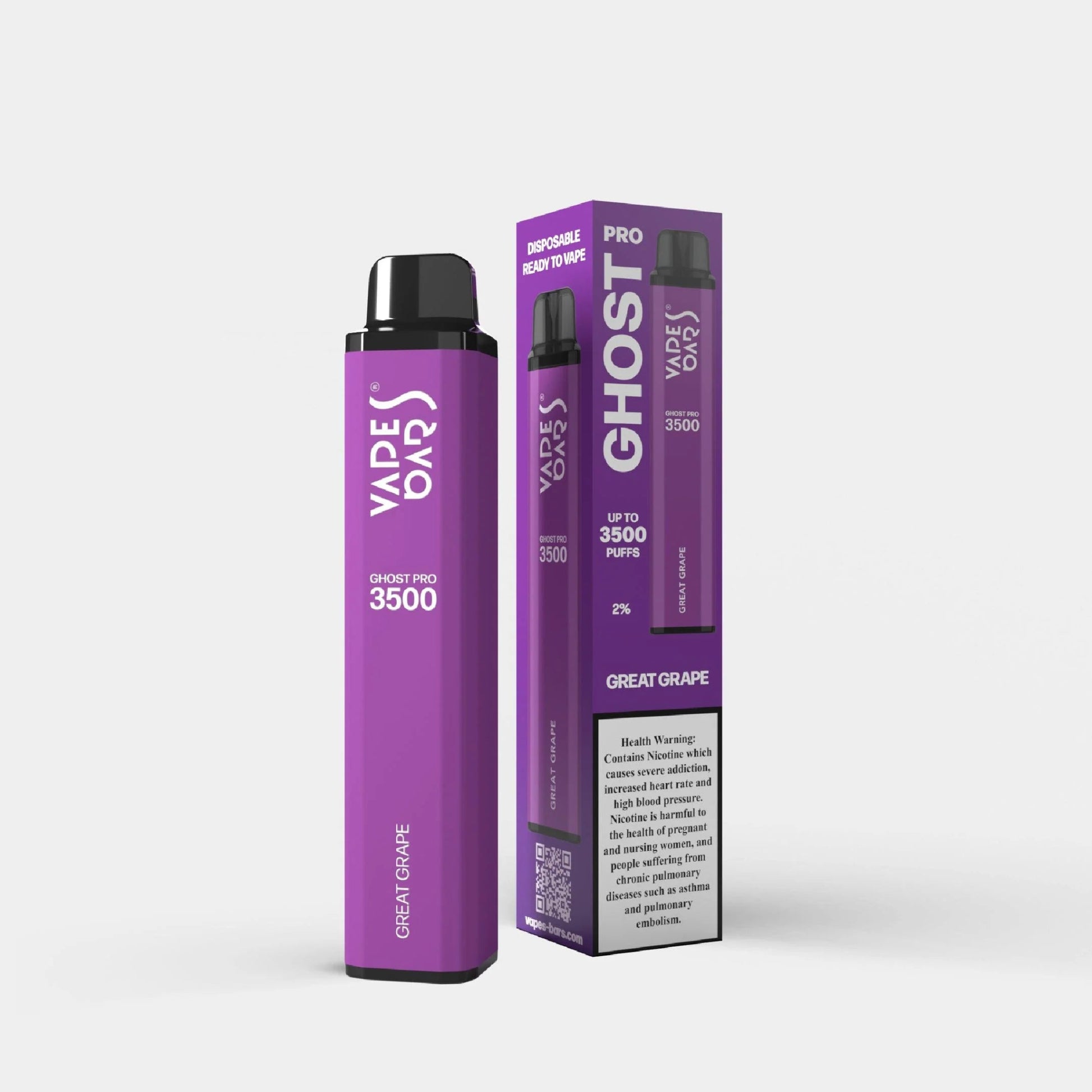 Vapes Bars Ghost Pro 3500 Puffs – Long - Lasting Disposable Vape Pods - We Vape