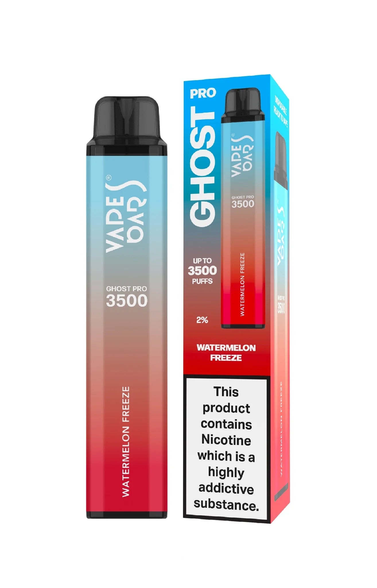 Vapes Bars Ghost Pro 3500 Puffs – Long - Lasting Disposable Vape Pods - We Vape