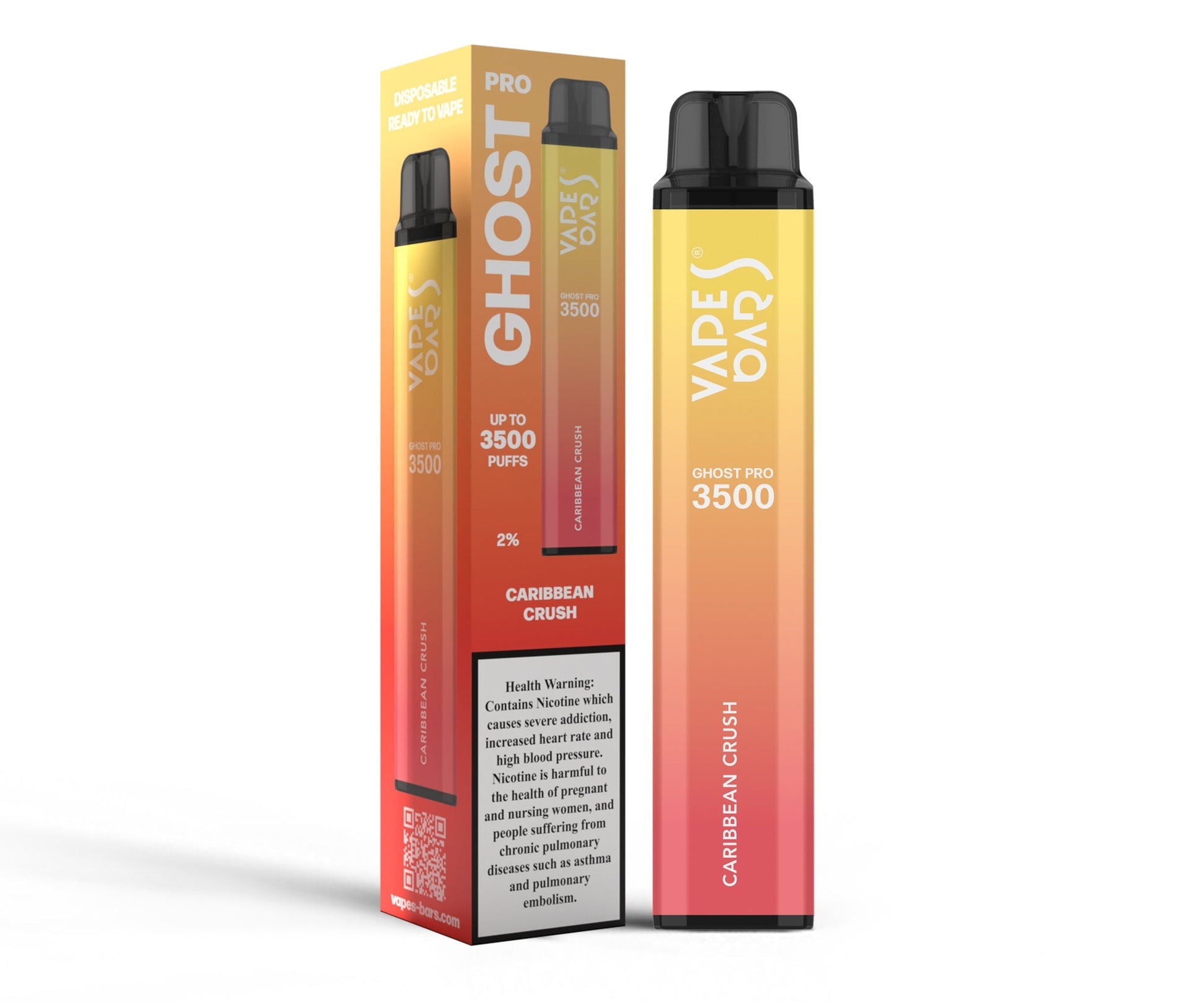 Vapes Bars Ghost Pro 3500 Puffs – Long - Lasting Disposable Vape Pods - We Vape