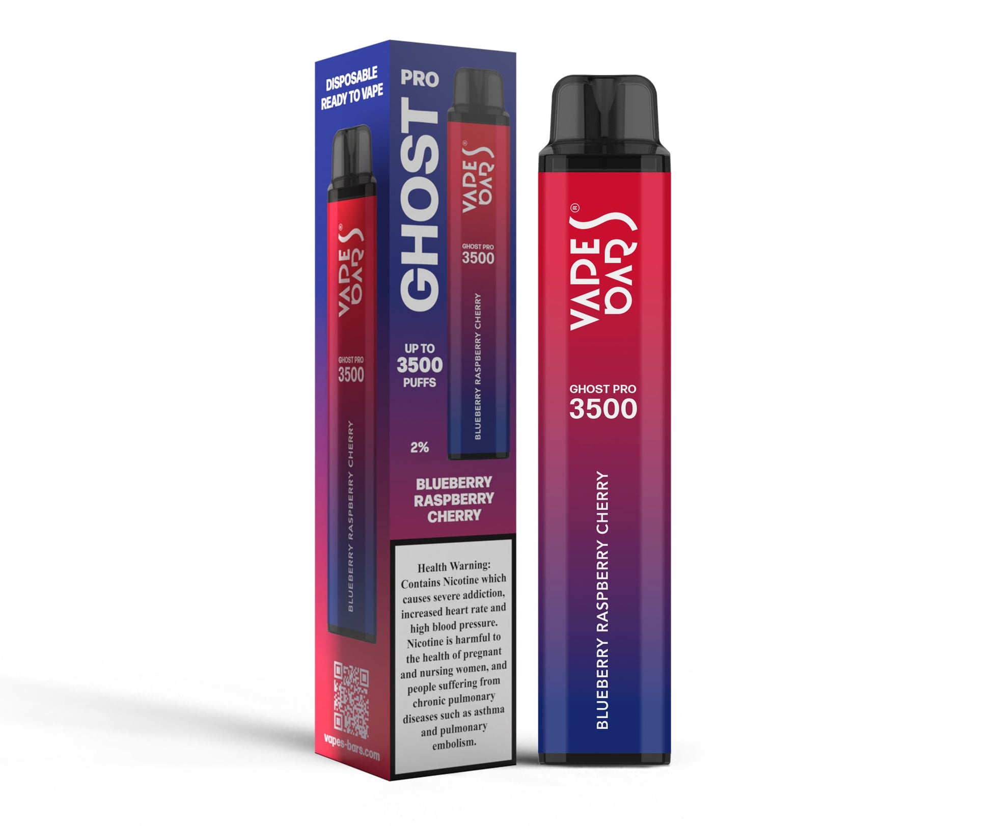 Vapes Bars Ghost Pro 3500 Puffs – Long - Lasting Disposable Vape Pods - We Vape