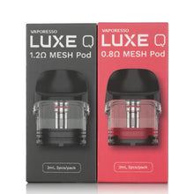 Load image into Gallery viewer, VAPORESSO LUXE Q 1.2 ohm Mesh Pod and 0.8 ohmMesh Pod - Enhanced Flavor and Smooth Vapor Production
