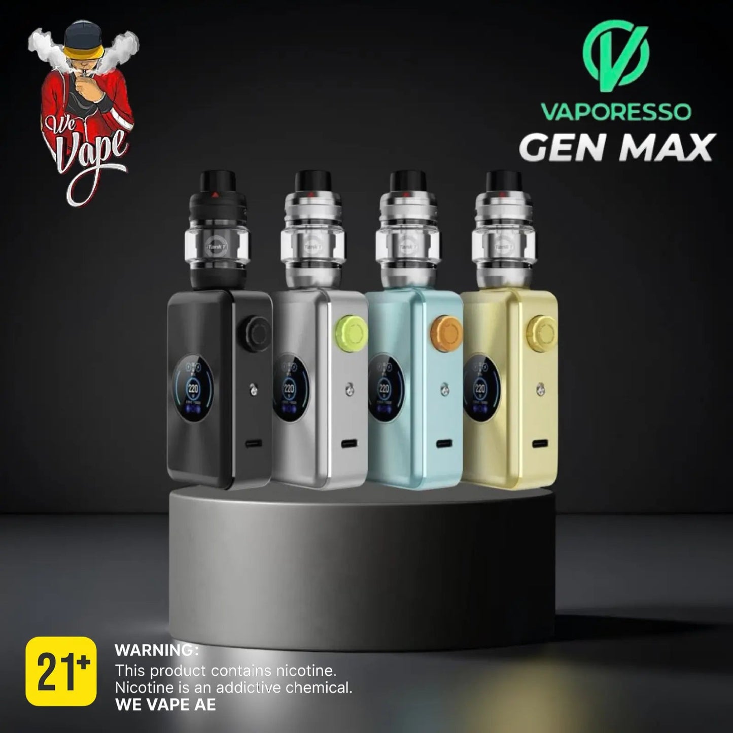 Vaporesso Gen Max 220W Pod Mod Kit - We Vape