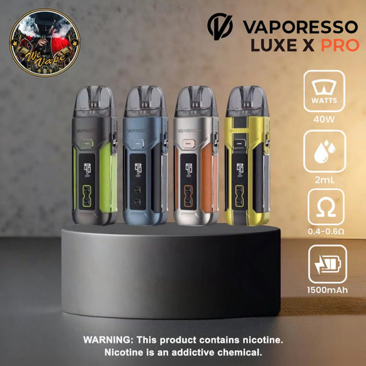 Vaporesso Luxe X Pro Pod System Kit | 40W Adjustable Output - We Vape