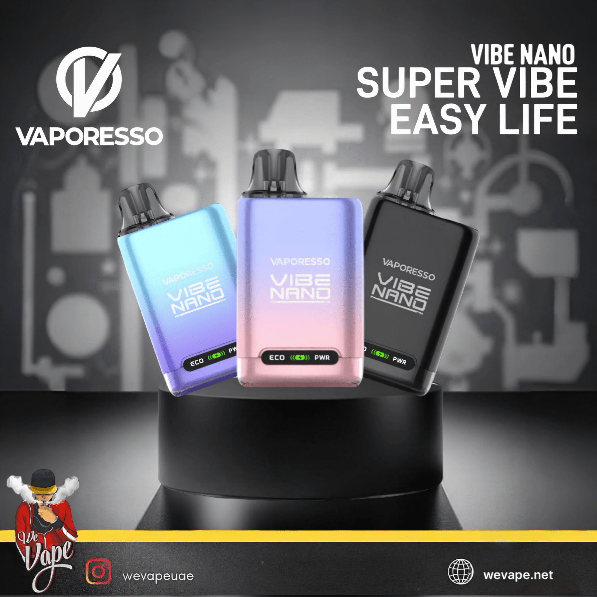 Vaporesso Vibe Nano Pod System – Ultra - Compact Rechargeable Vape Device for On - the - Go Vaping - We Vape