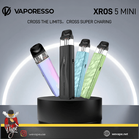Vaporesso XROS 5 Mini Pod System Kit – Compact, Rechargeable, & Flavorful Vape Device - We Vape