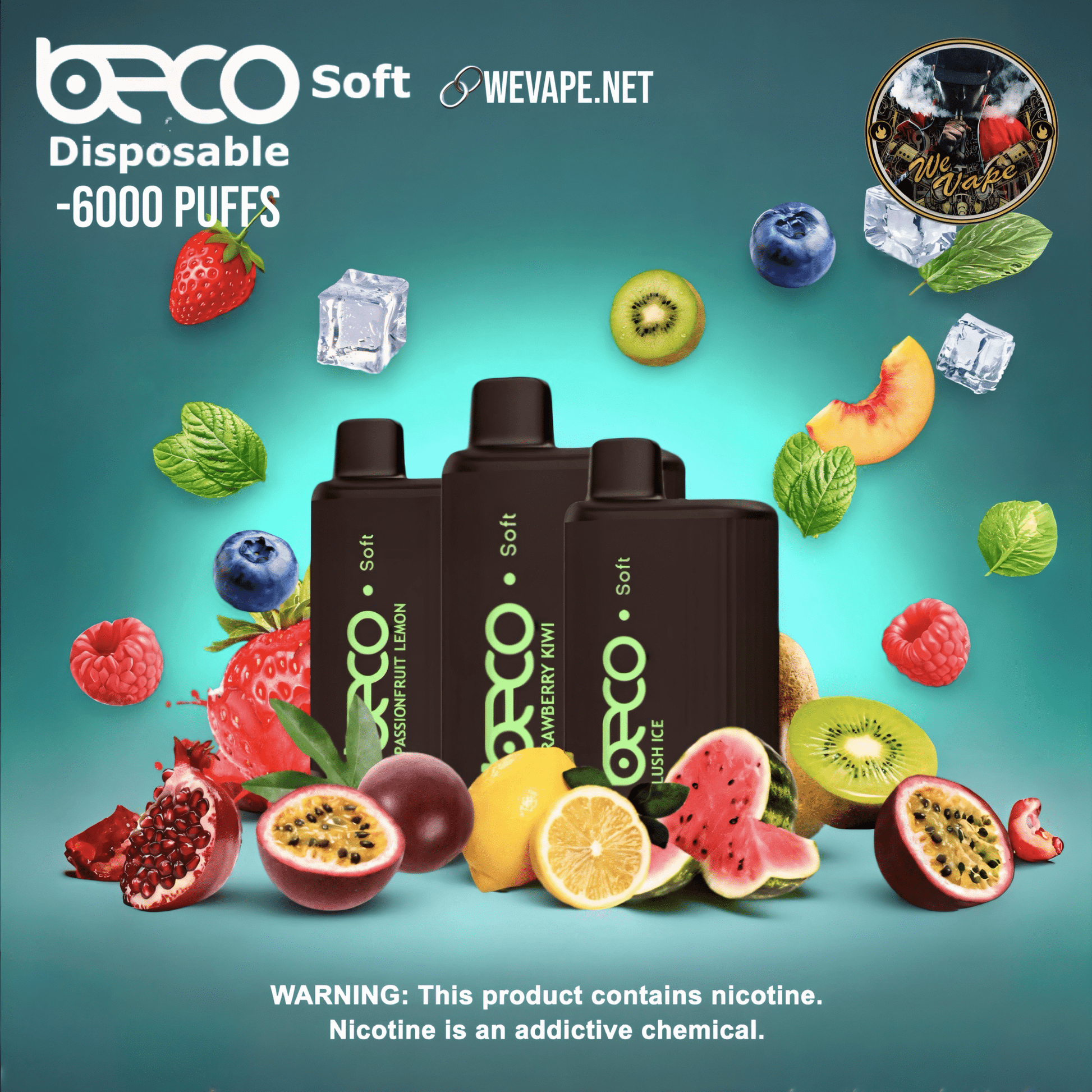VAPTIO – Beco Soft 6000 Puffs Disposable Vape | Smooth Draw & Rich Flavor - We Vape