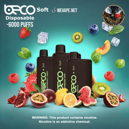 VAPTIO – Beco Soft 6000 Puffs Disposable Vape | Smooth Draw & Rich Flavor - We Vape
