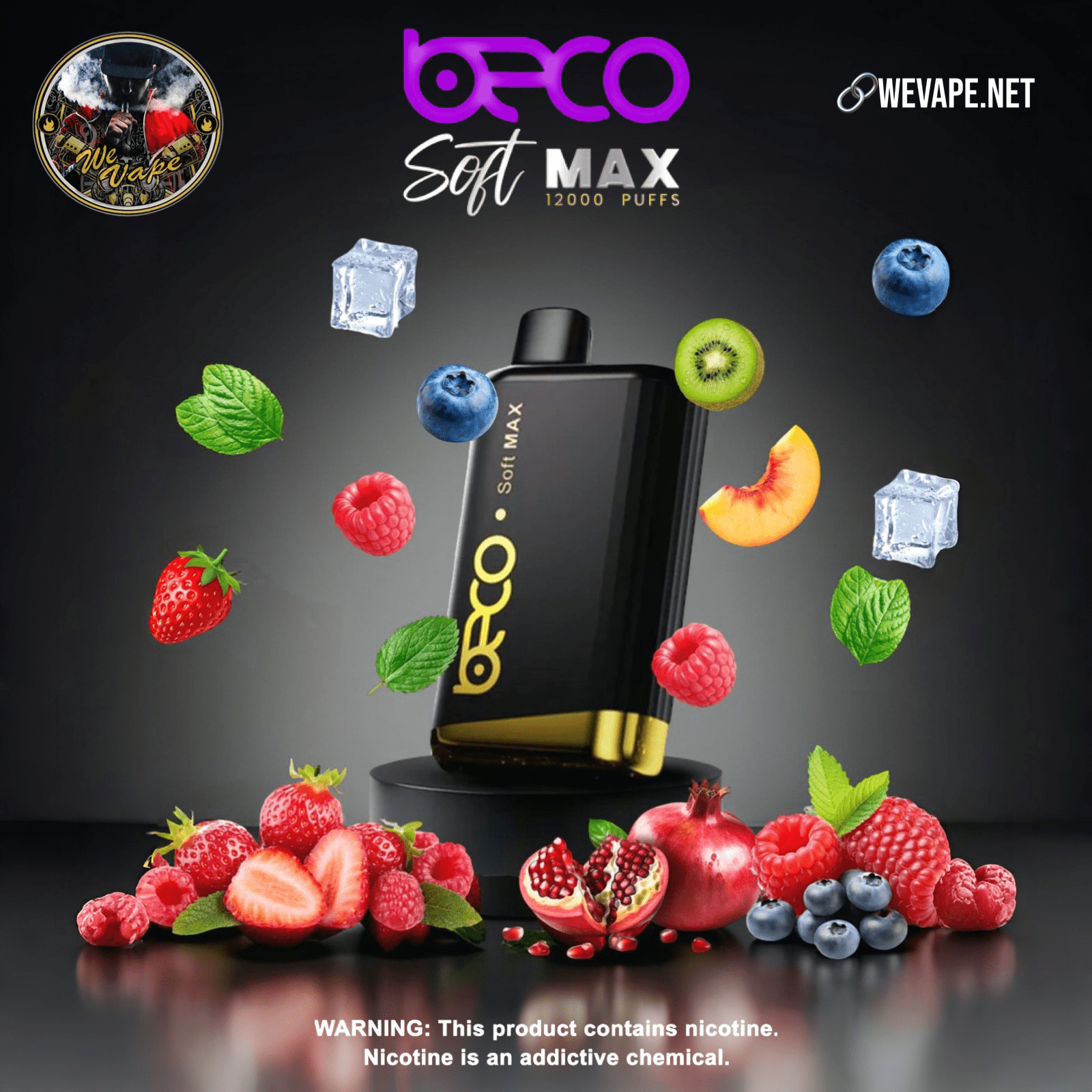 VAPTIO – Beco Soft MAX 12,000 Puffs Disposable Vape | Ultra - Long Lasting Smooth Draw - We Vape