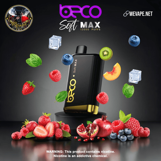 VAPTIO – Beco Soft MAX 12,000 Puffs Disposable Vape | Ultra - Long Lasting Smooth Draw - We Vape