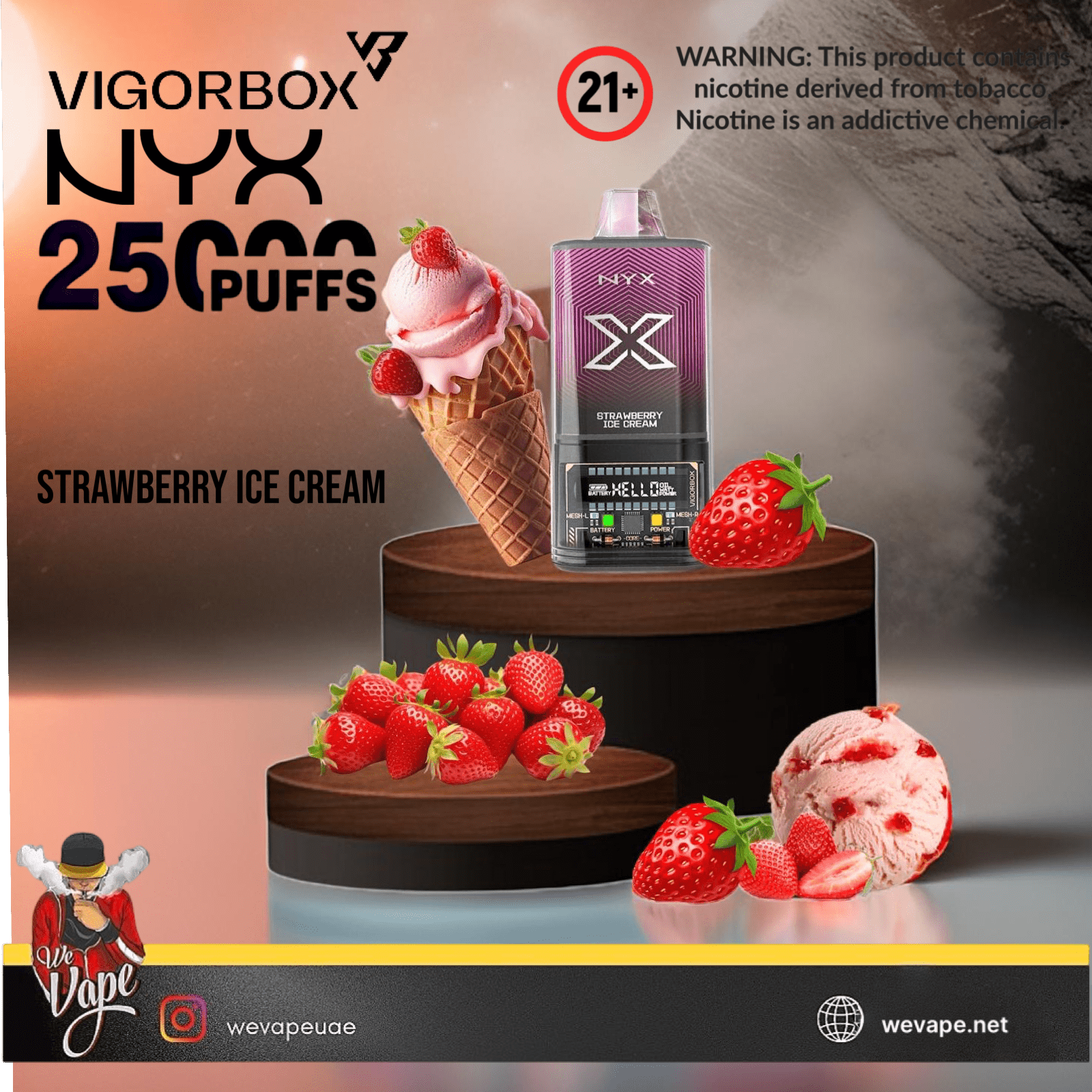 VigorBox NYX 25000 Puffs - Disposable Vape - We Vape
