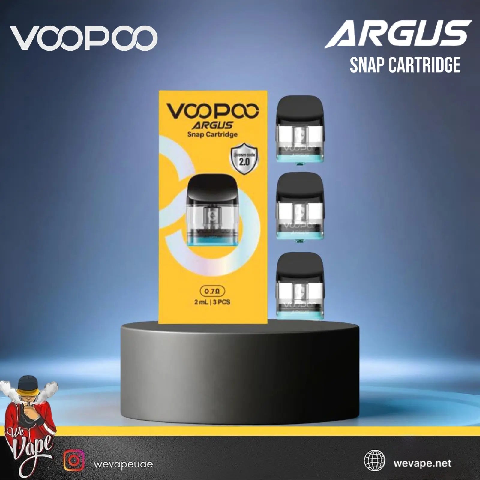 Voopoo Argus Snap Replacement Cartridge - We Vape