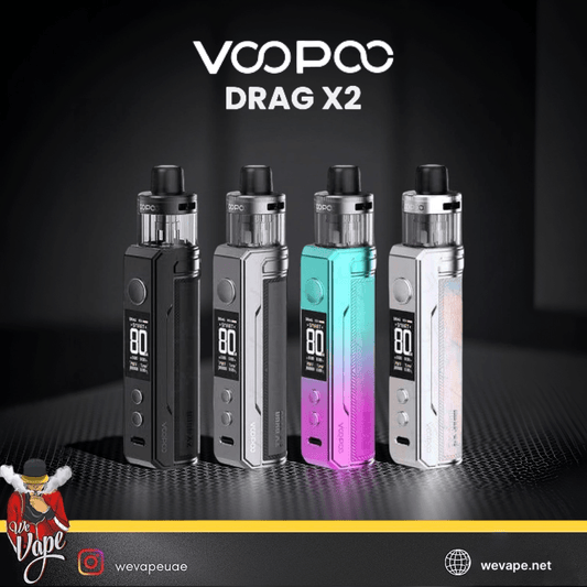 VOOPOO Drag X2 80W Vape Kit – Advanced Sub - Ohm Pod Mod with PnP X Coil Compatibility - We Vape