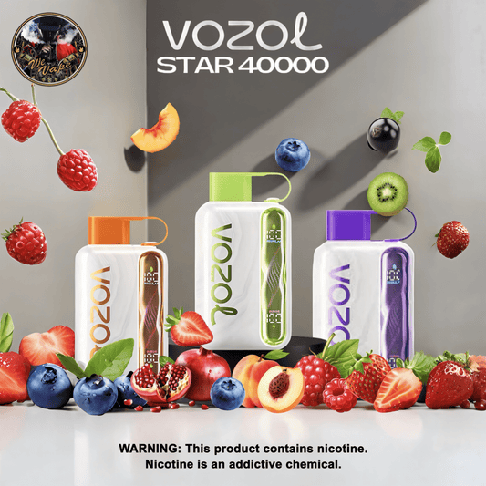 VOZOL STAR 40000 Disposable Vape Pod – 40K Puffs, Dual Mode, Smart Display, USB - C Rechargeable - We Vape
