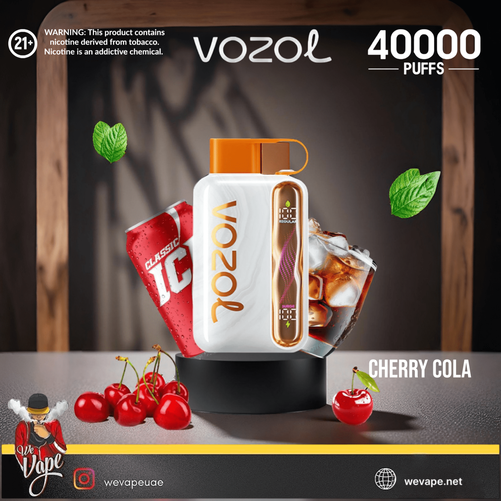 VOZOL STAR 40000 Disposable Vape Pod – 40K Puffs, Dual Mode, Smart Display, USB - C Rechargeable - We Vape