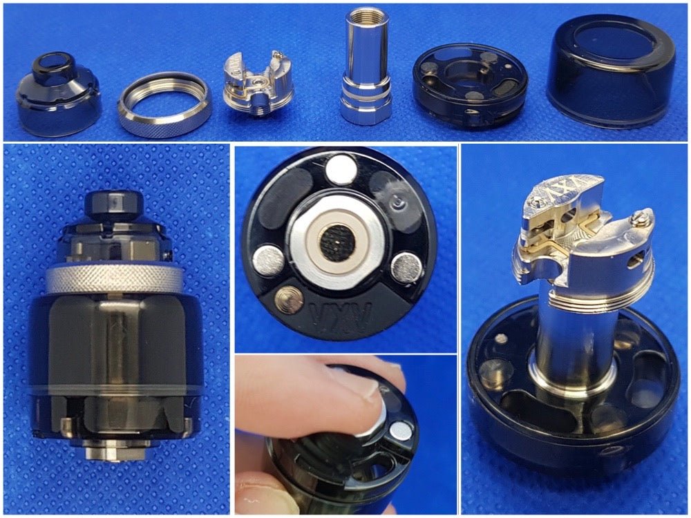 VXV RDTA Pod For VOOPOO – Rebuildable Dripping Tank Atomizer | Dual Coil RDTA with Adjustable Airflow & Bottom Feed Support