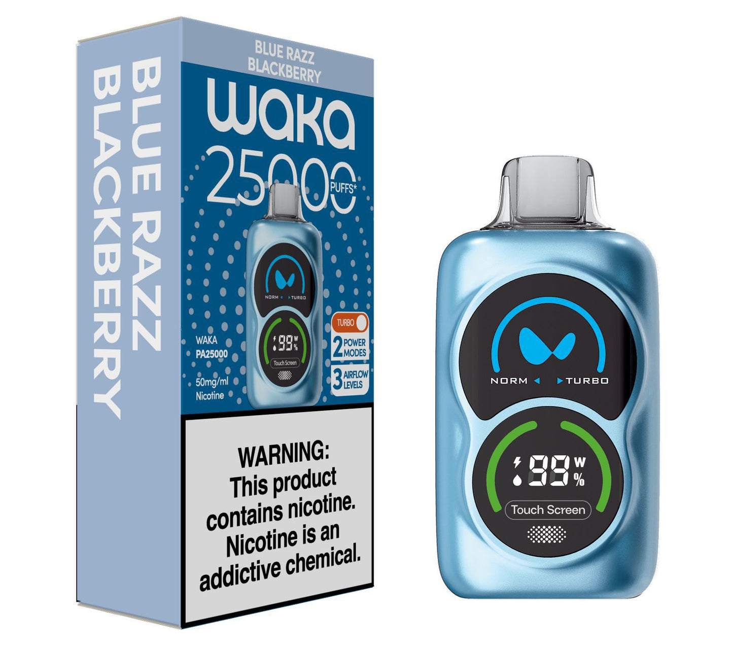 Waka PA25000 Puffs 50mg Disposable Vape | Ultra High - Capacity Rechargeable Vape Pod - We Vape