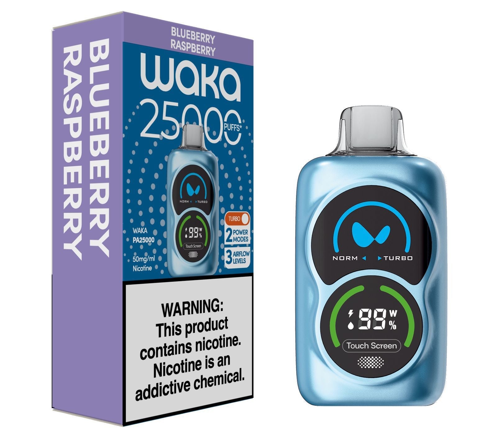 Waka PA25000 Puffs 50mg Disposable Vape | Ultra High - Capacity Rechargeable Vape Pod - We Vape