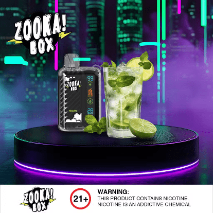 ZOOKA BOX – 25,000 Puffs Disposable Vape (By BAZOOKA) | Mesh Coil Rechargeable Pod - We Vape