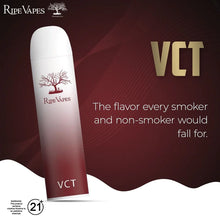 Load image into Gallery viewer, VCT Flavor: Indulge in the sophisticated blend of rich tobacco, creamy vanilla, and a hint of sweet custard, providing a smooth and luxurious vaping experience. The Flavor every smoker and non-smoker would fall for.
