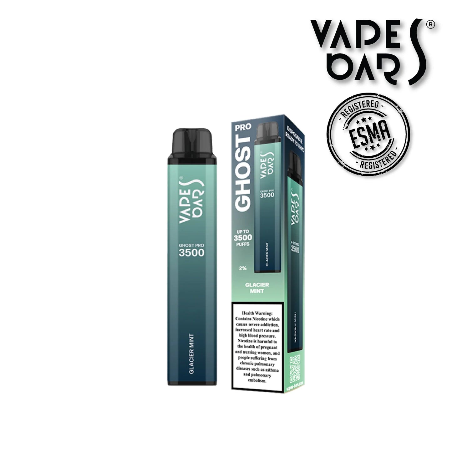Glacier Mint - Refreshing Coolness of Ghost Pro Disposable Vape