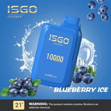 Load image into Gallery viewer, mmerse yourself in the delightful flavor of juicy blueberries with a refreshing icy twist. Experience the cool and satisfying sensation of Blueberry Ice. Elevate your vaping journey today!
